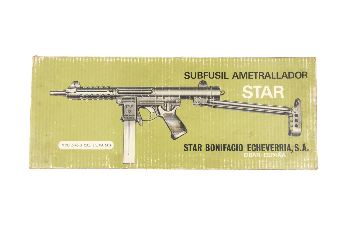 Spanish Star Z-70B Parts Kit 9mm Parabellum - With 20 Rd & 30 Rd Magazines - Intact Barrel in Original Box - Surplus