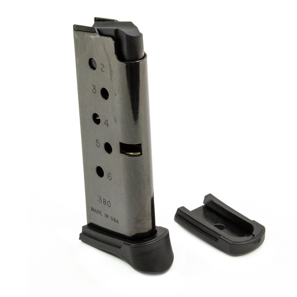 Ruger 380 ACP 6rd Ruger LCP Blued Extendedw