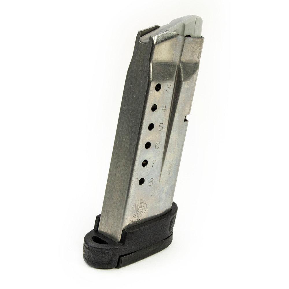 Smith & Wesson 9mm Luger 8rd M&P Shield Silver Detachable