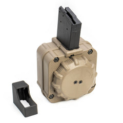 PRO MAG MAGAZINE AR-15 .223 65RD DRUM FDE POLYMER