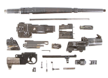 French AA52 7.62 NATO / .308 Win Parts Kit with Solenoid Grip & Original Barrel - Incomplete