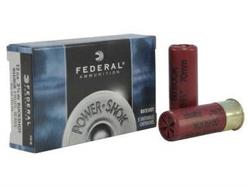 Federal 12 Gauge Ammo Power-Shok F12700 250rd Case