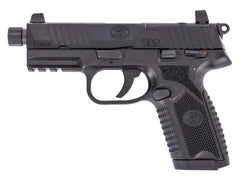 Black FN 502 Tactical Compact 22 LR w/4.6" Threaded Barrel