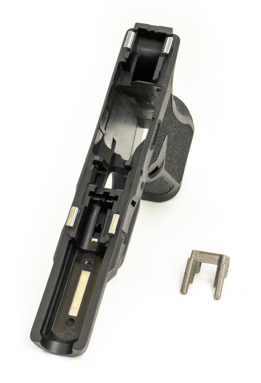 Combat Armory Stripped Pistol Lower / Frame For Gen 3 Glock 19/23/32 Parts Compatible Locking Block Included