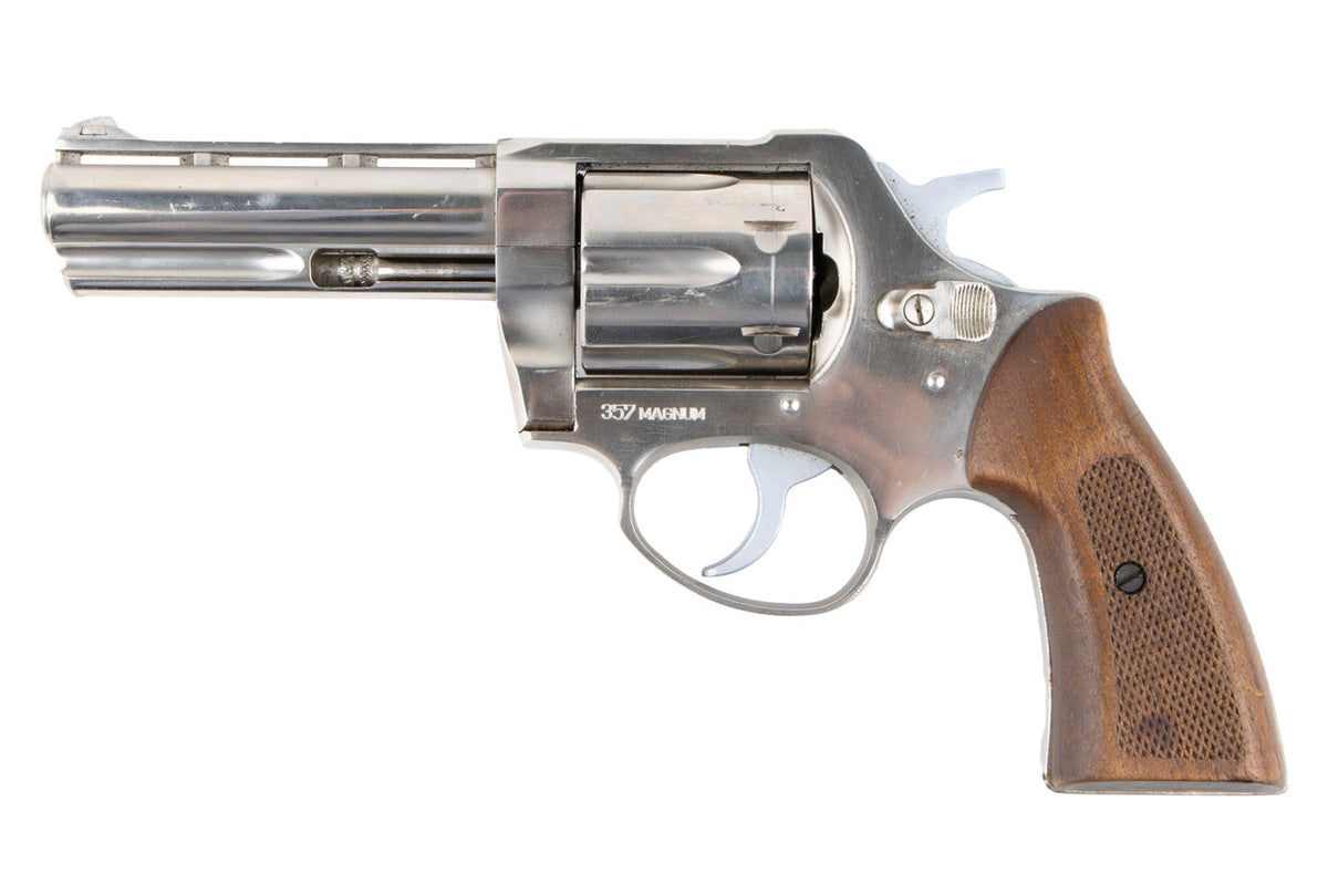 Zastava M83 .357 Magnum Revolver 4 Inch Stainless Steel - Factory Wood Grips