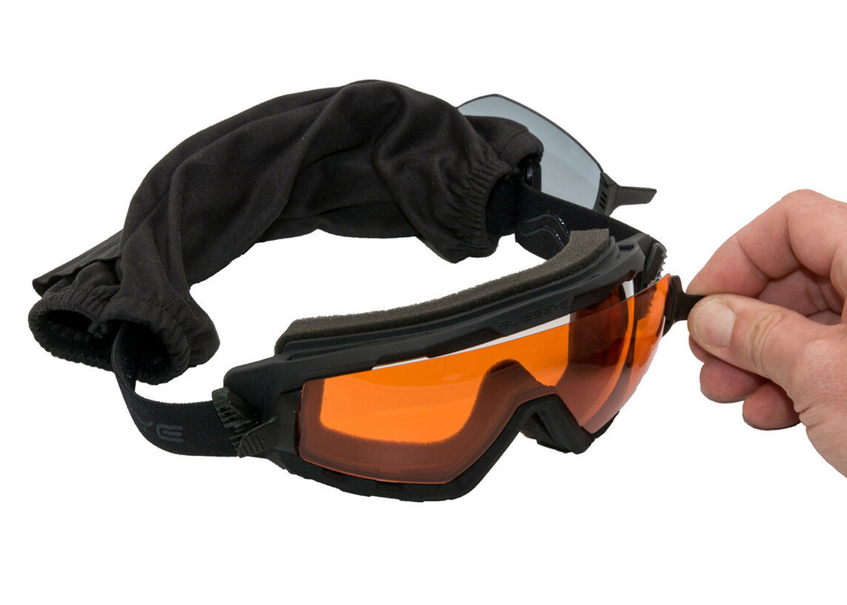 SWISSEYE® Black G-TAC Ballistic Goggles w/ 3 Antifog Lenses