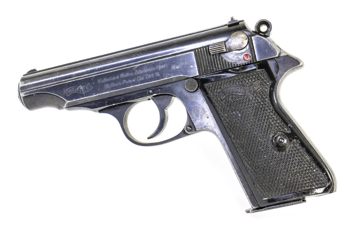 Walther PP 7.65 Browning (.32ACP) Post WWII - Fair Condition (90 Degree Safety Lever)