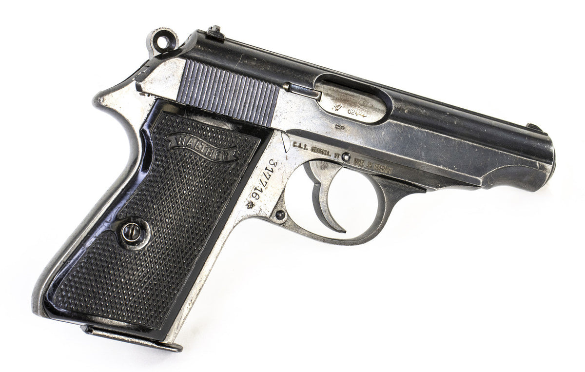 Walther PP 7.65 Browning (.32ACP) Post WWII - Fair Condition (90 Degree Safety Lever)