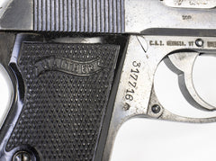 Walther PP 7.65 Browning (.32ACP) Post WWII - Fair Condition (90 Degree Safety Lever)