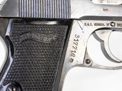 Walther PP 7.65 Browning (.32ACP) Post WWII - Fair Condition (90 Degree Safety Lever)
