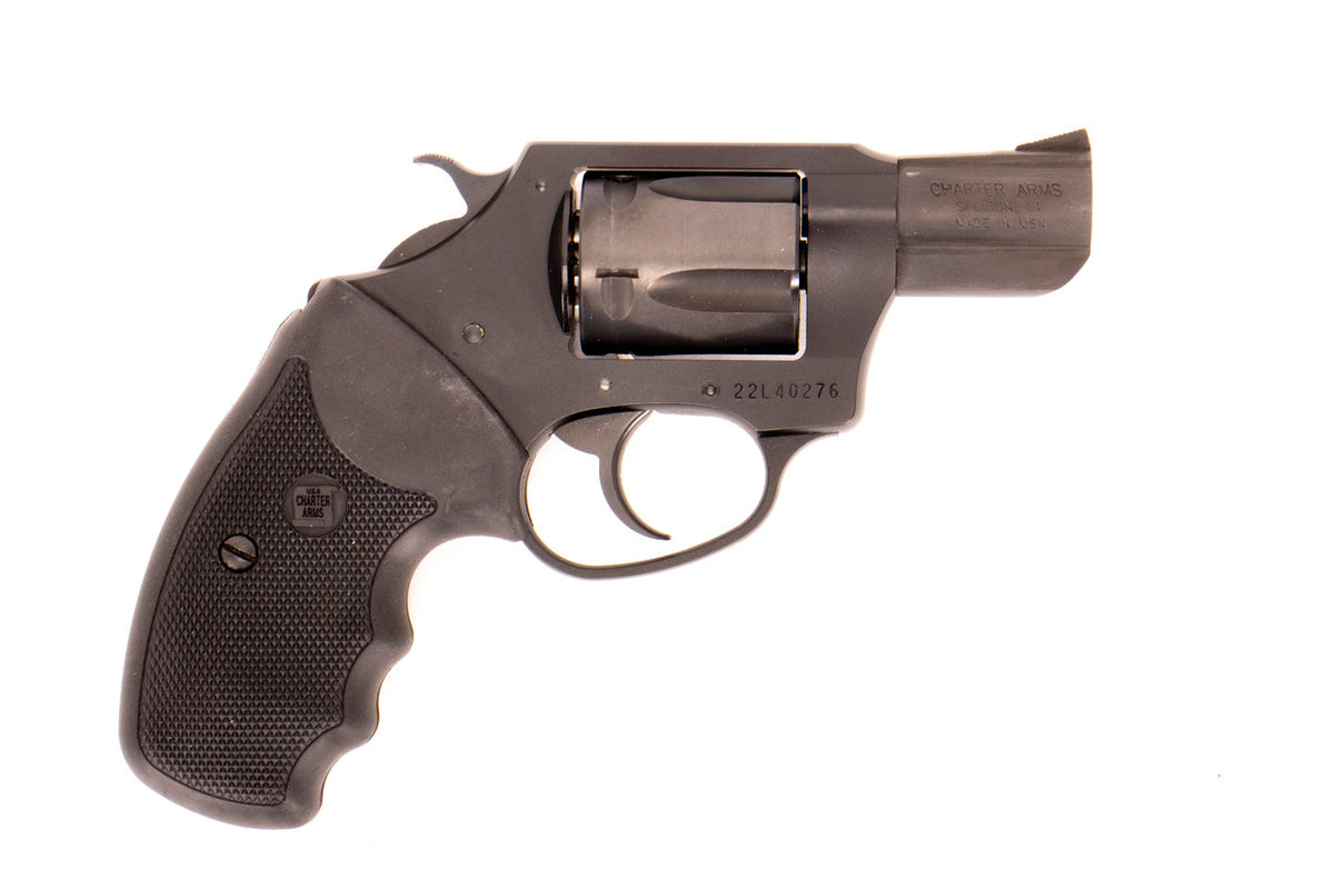 Charter Arms .38 Special Undercover Standard Revolver Single/Double 2" Barrel 5rd Black Rubber Grip Blued