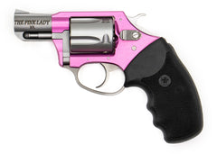 Charter Arms 38 Special Undercover Lite Pink Lady Revolver Single/Double 2 5 Rd Black Rubber Grip Stainless