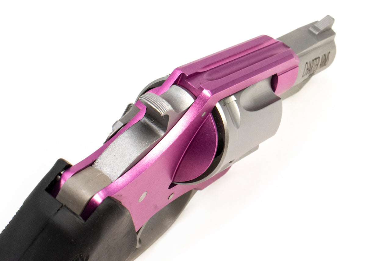 Charter Arms 38 Special Undercover Lite Pink Lady Revolver Single/Double 2 5 Rd Black Rubber Grip Stainless