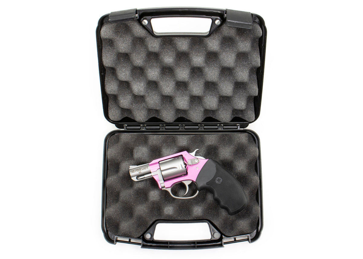 Charter Arms 38 Special Undercover Lite Pink Lady Revolver Single/Double 2 5 Rd Black Rubber Grip Stainless