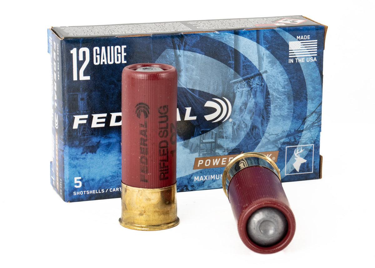 FEDERAL CLASSIC POWER-SHOK RIFLED SLUGS 12GA 2.75 F127RS 250RD CASE