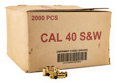 ArmscorPrecision - 40 S&W - Unprimed Brass Cases - 2000rd case
