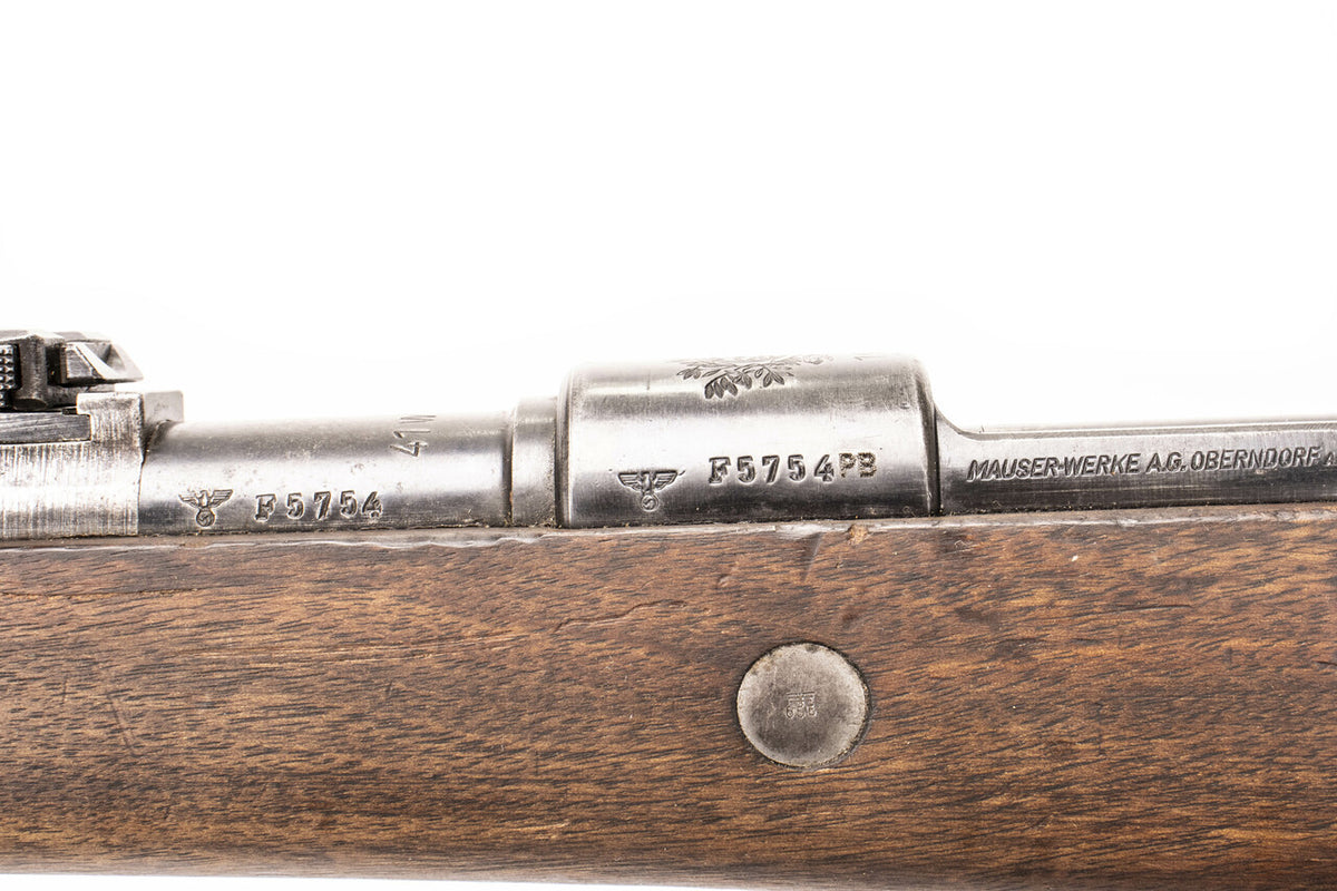 German K98 M937B 8mm Mauser with Portuguese Crest - 52