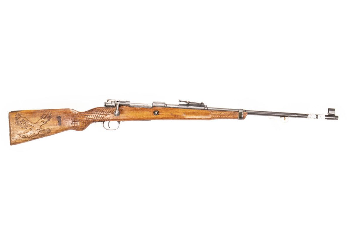 M48 8mm Mauser Bolt Action Rifle Sporterized - Overall Surplus Good Condition (16)