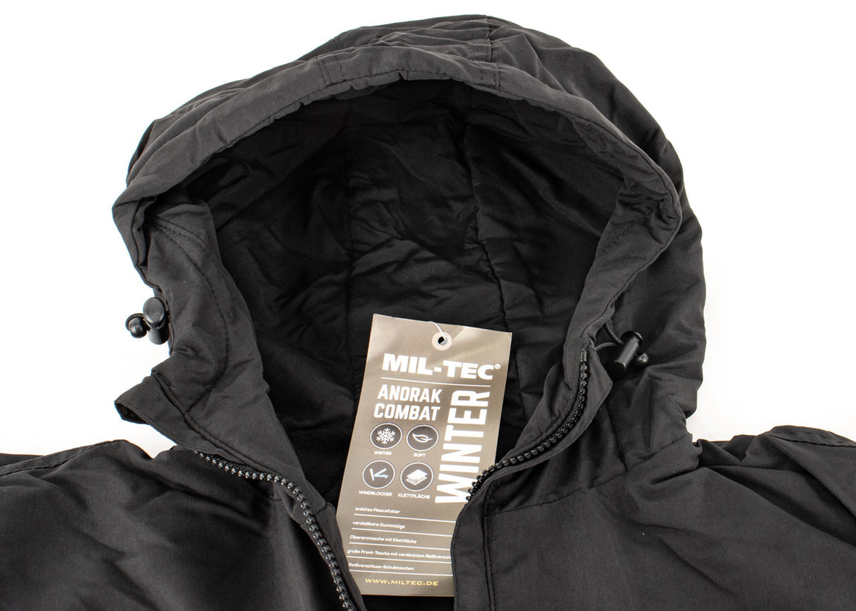 MIL-TEC® Black Winter Combat Anorak