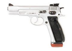 Ceska CZ 75 9mm 4.6" Barrel Pistol w/ Chrome Round Trigger & Spur Hammer - Excellent Condition