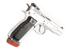 Ceska CZ 75 9mm 4.6" Barrel Pistol w/ Chrome Round Trigger & Spur Hammer - Excellent Condition