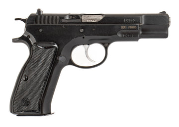Ceska CZ 75 9mm 4.6" Barrel Pistol w/ Black Round Trigger & Spur Hammer - Excellent Condition