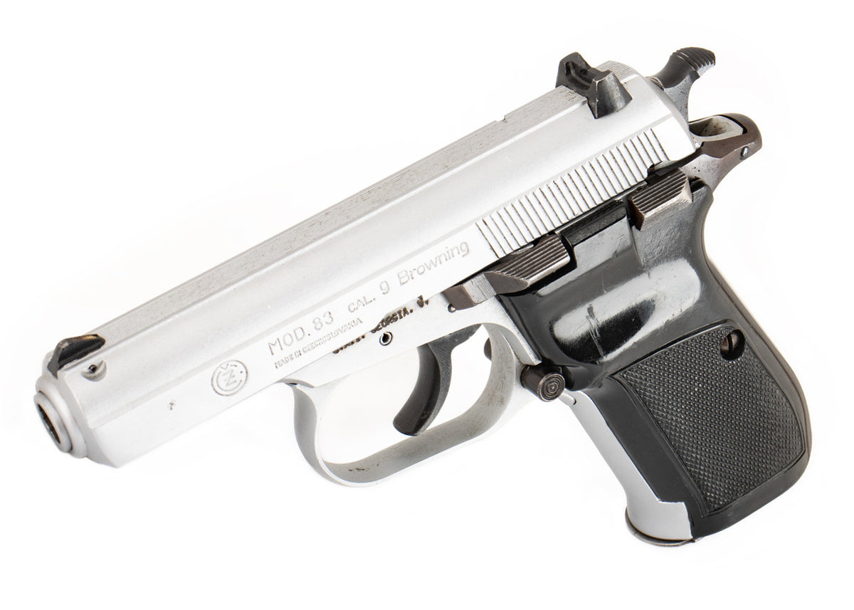 Ceska CZ83 .380 ACP 3.75" Blued / Chrome Pistol - Excellent Condition