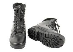 MIL-TEC® Black Leather Tactical Boots