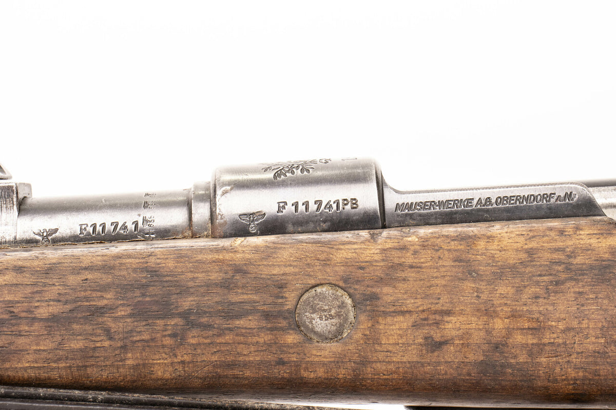 German K98 M937B 8mm Mauser with Portuguese Crest - 58