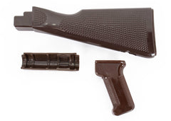 AK-47 3-Piece Stock Set - Brown German Pebble Grain