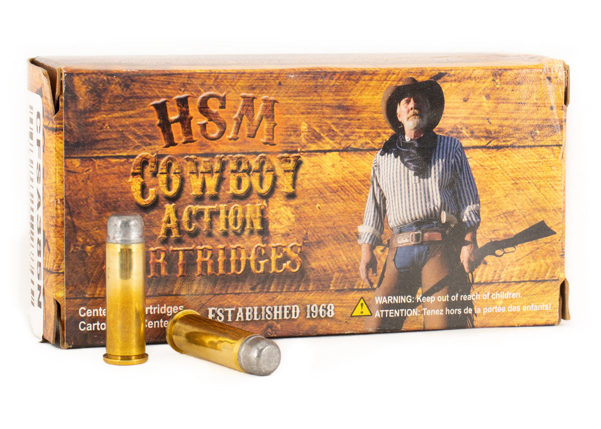 HSM Cowboy Action  38 Special 158 gr Round Nose Flat Point (RNFP) 50 Bx/ 10 Cs