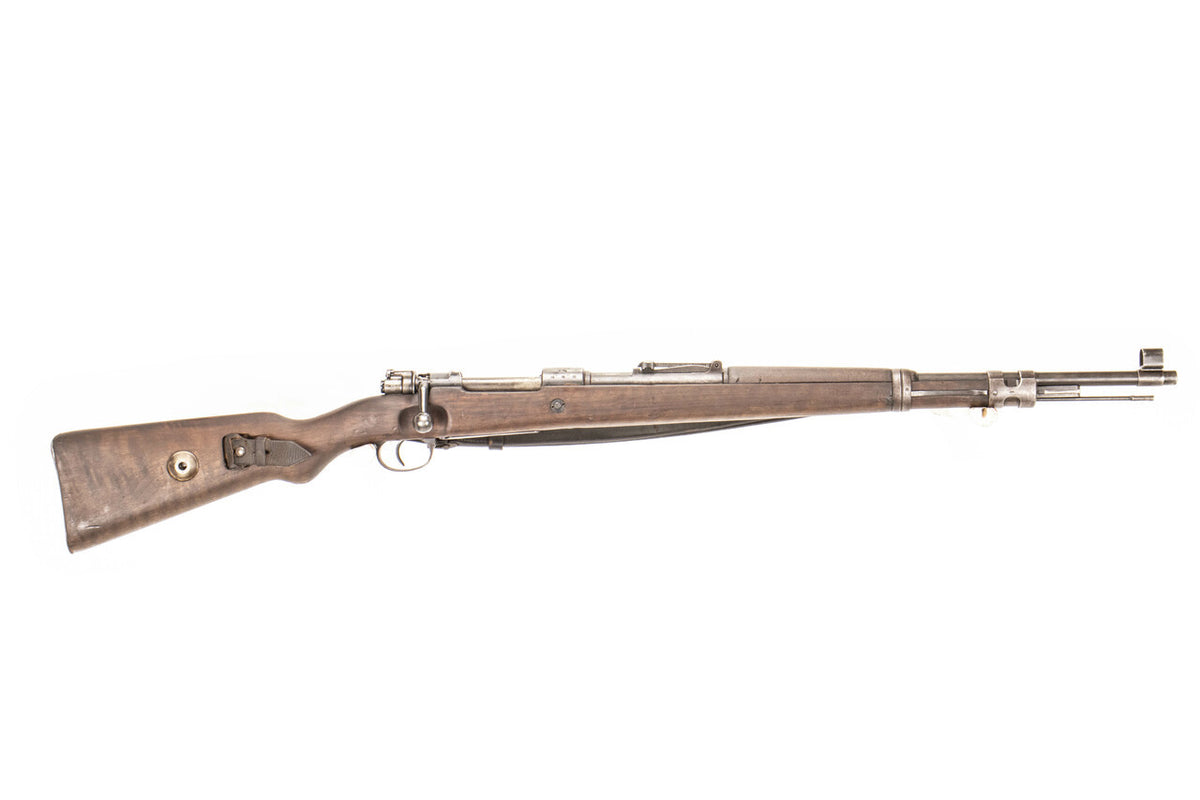 German-Portuguese K98 M937B Mauser Rifle - Historical 8mm Collector's Piece with Crest - Non-Matching Bolt  - Good