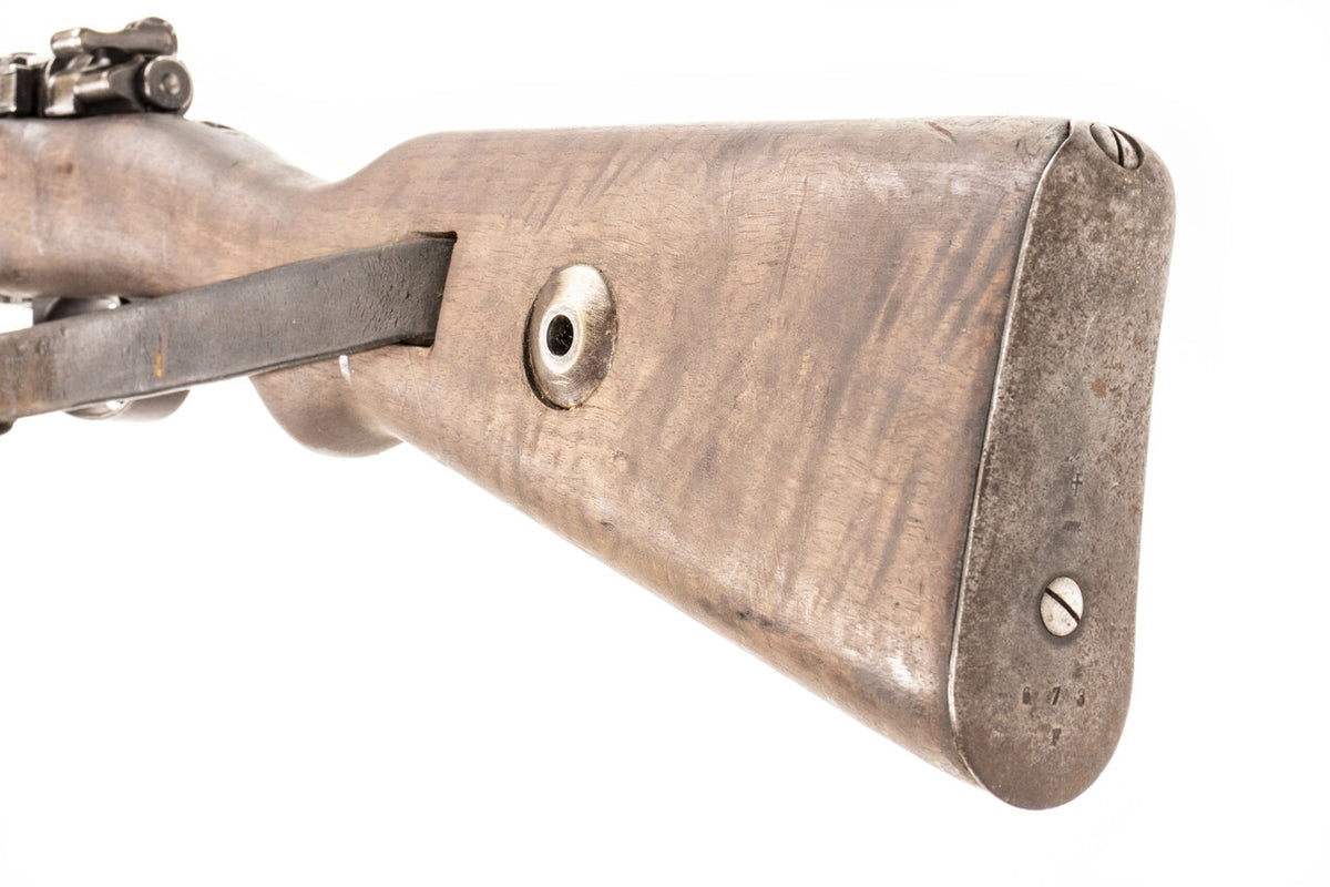 German-Portuguese K98 M937B Mauser Rifle - Historical 8mm Collector's Piece with Crest - Non-Matching Bolt  - Good