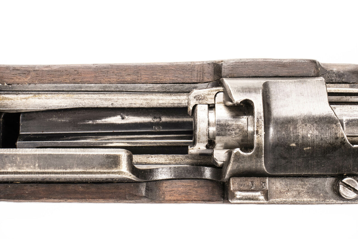 German-Portuguese K98 M937B Mauser Rifle - Historical 8mm Collector's Piece with Crest - Non-Matching Bolt  - Good
