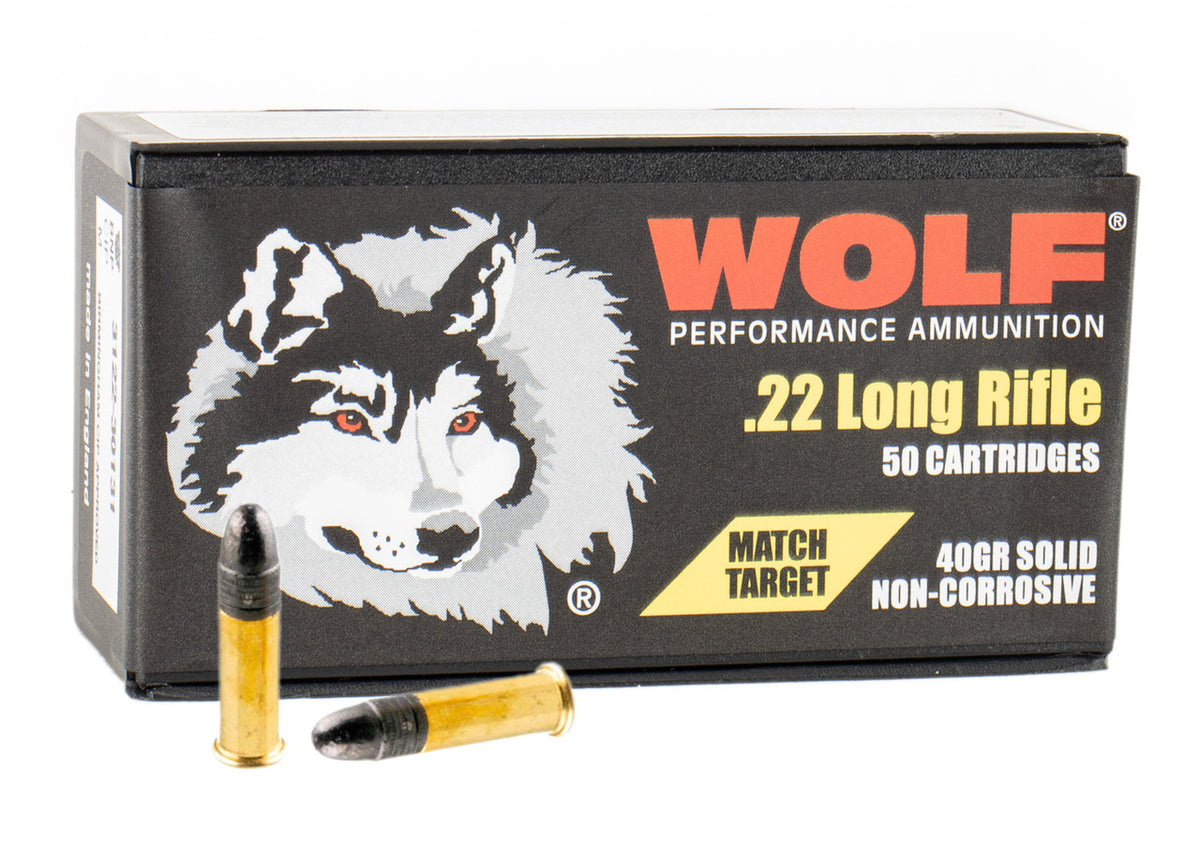 Wolf Match Target 22 LR 40 gr Round Nose 500rd Box