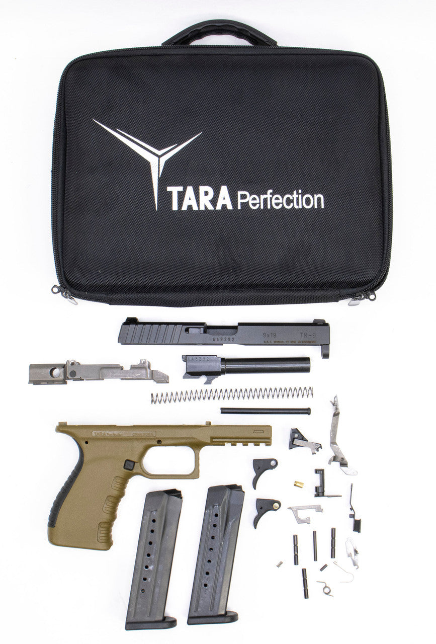 INCOMPLETE TARA TM-9, 2-TONE FDE/BLACK, 4.5" Barrel - FREE SHIPPING