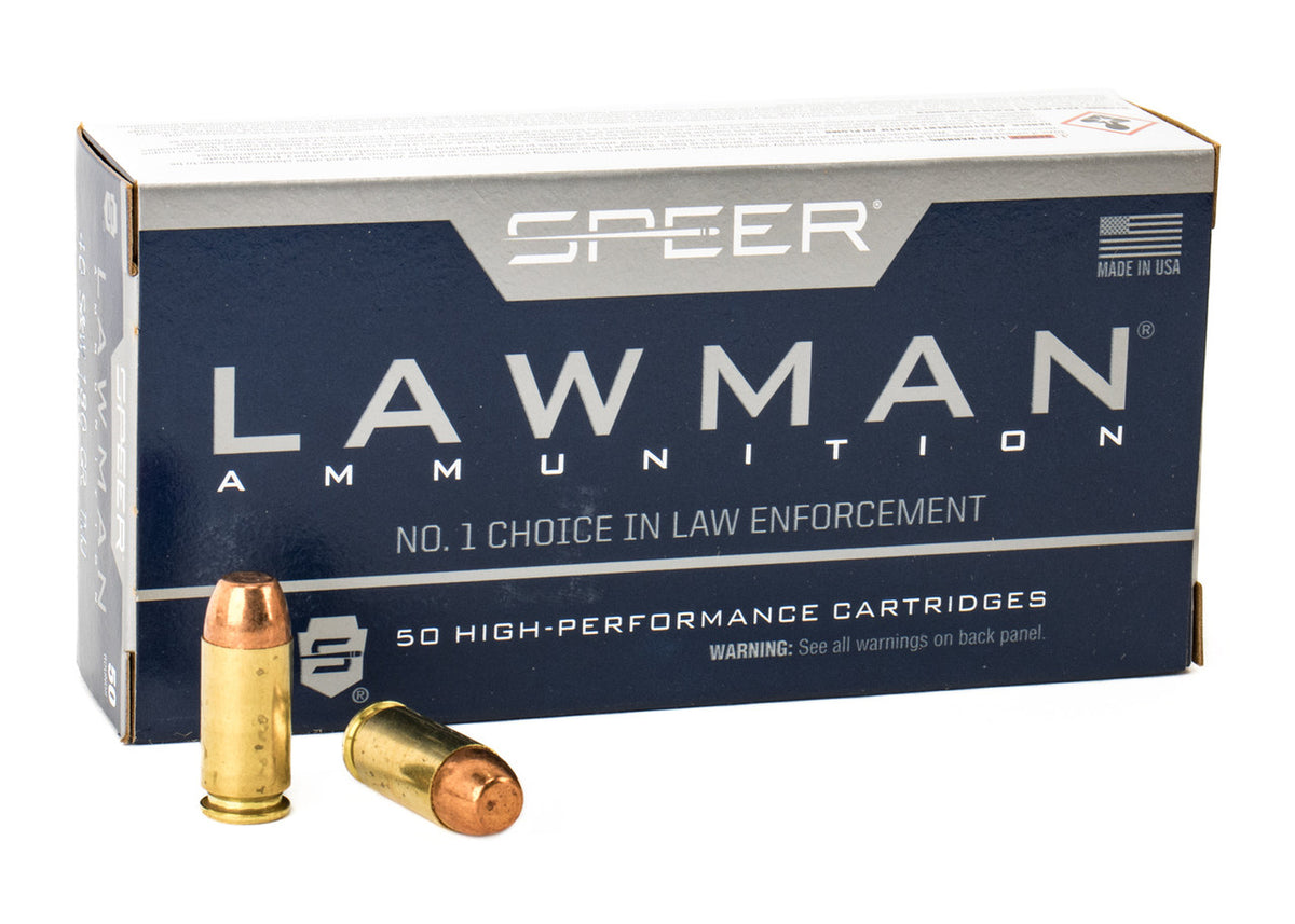 Speer Ammo Lawman 40 S&W 180 gr Total Metal Jacket 1000rd Box
