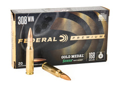 FEDERAL GOLD MEDAL 308 WIN 168GR 200RD CASE GM308M