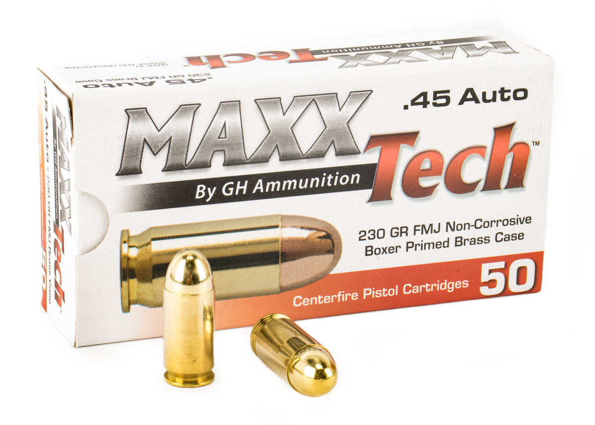 Maxxtech .45ACP 230 Grain FMJ - 500rds
