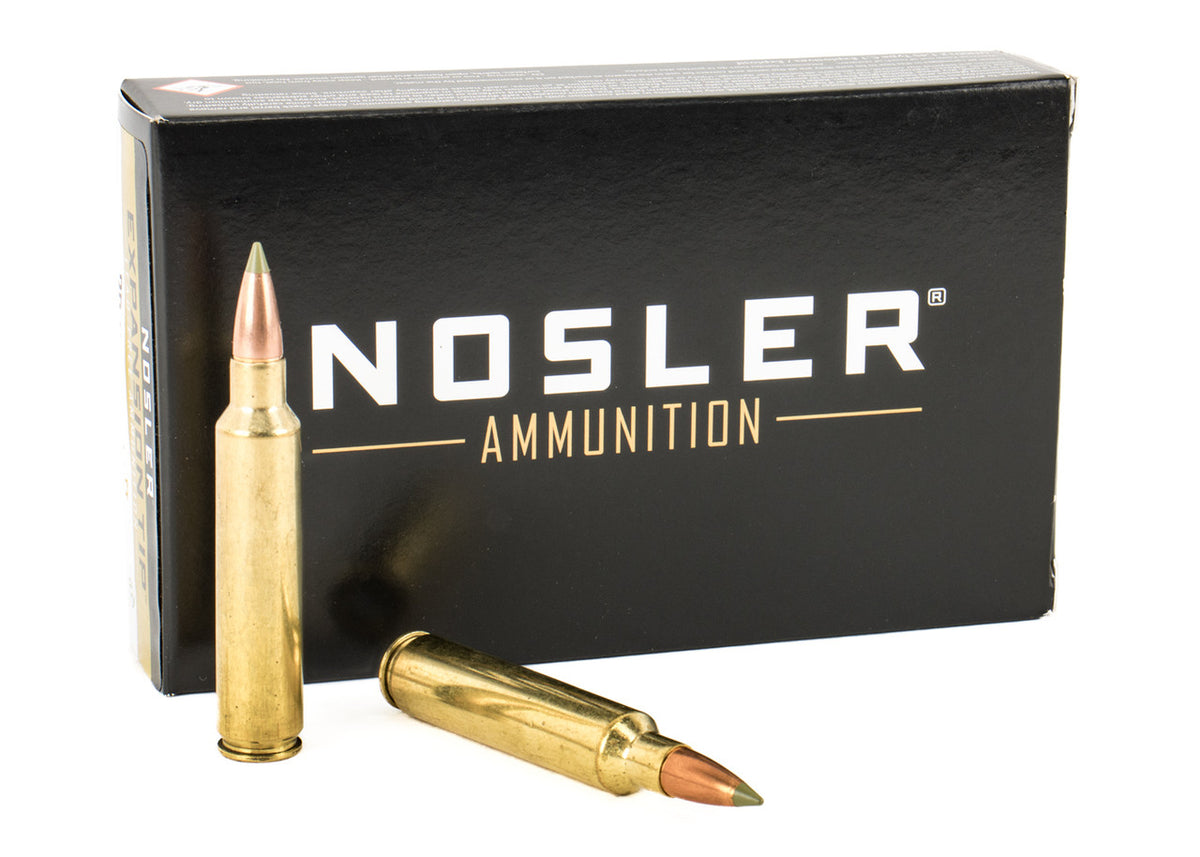 30 Nosler 180GR Expansion Tip Ammunition 20rd Box