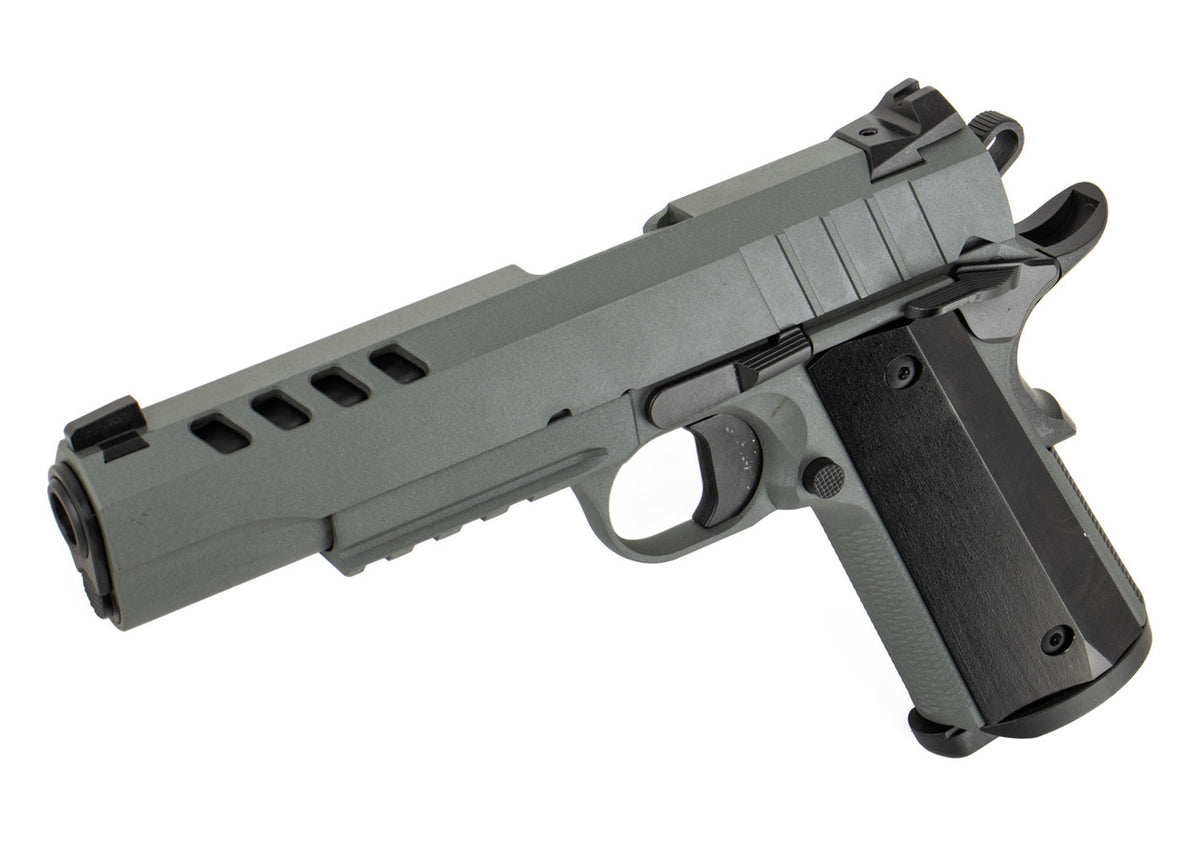 TISAS 1911 Night Stalker 10mm Auto 5" Grey - 8+1 Capacity Semi-Auto Pistol with Threaded Barrel