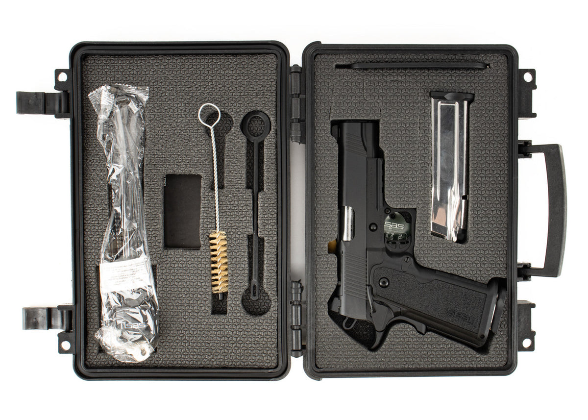 Tisas 1911 Carry Double Stack 9mm Luger 17+1 4.25" Steel Barrel Black Cerakote Slide & Frame Front Serrations
