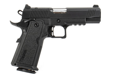 Tisas 1911 Carry Double Stack 9mm Luger 17+1 4.25" Steel Barrel Black Cerakote Slide & Frame Front Serrations