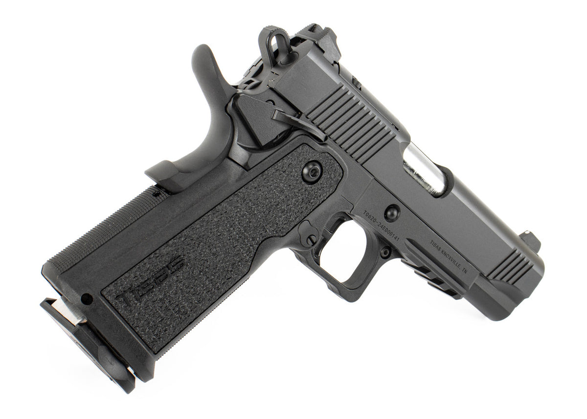 Tisas 1911 Carry Double Stack 9mm Luger 17+1 4.25" Steel Barrel Black Cerakote Slide & Frame Front Serrations