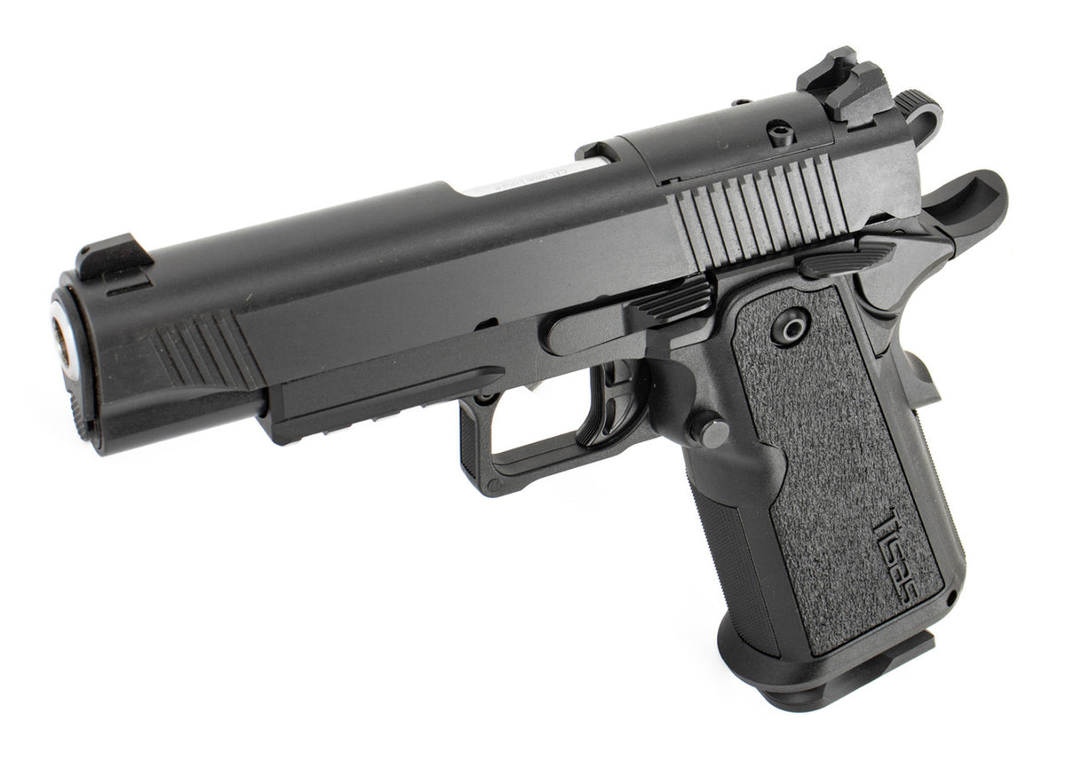 Tisas 1911 Carry Double Stack 9mm Luger 17+1 4.25" Steel Barrel Black Cerakote Slide & Frame Front Serrations