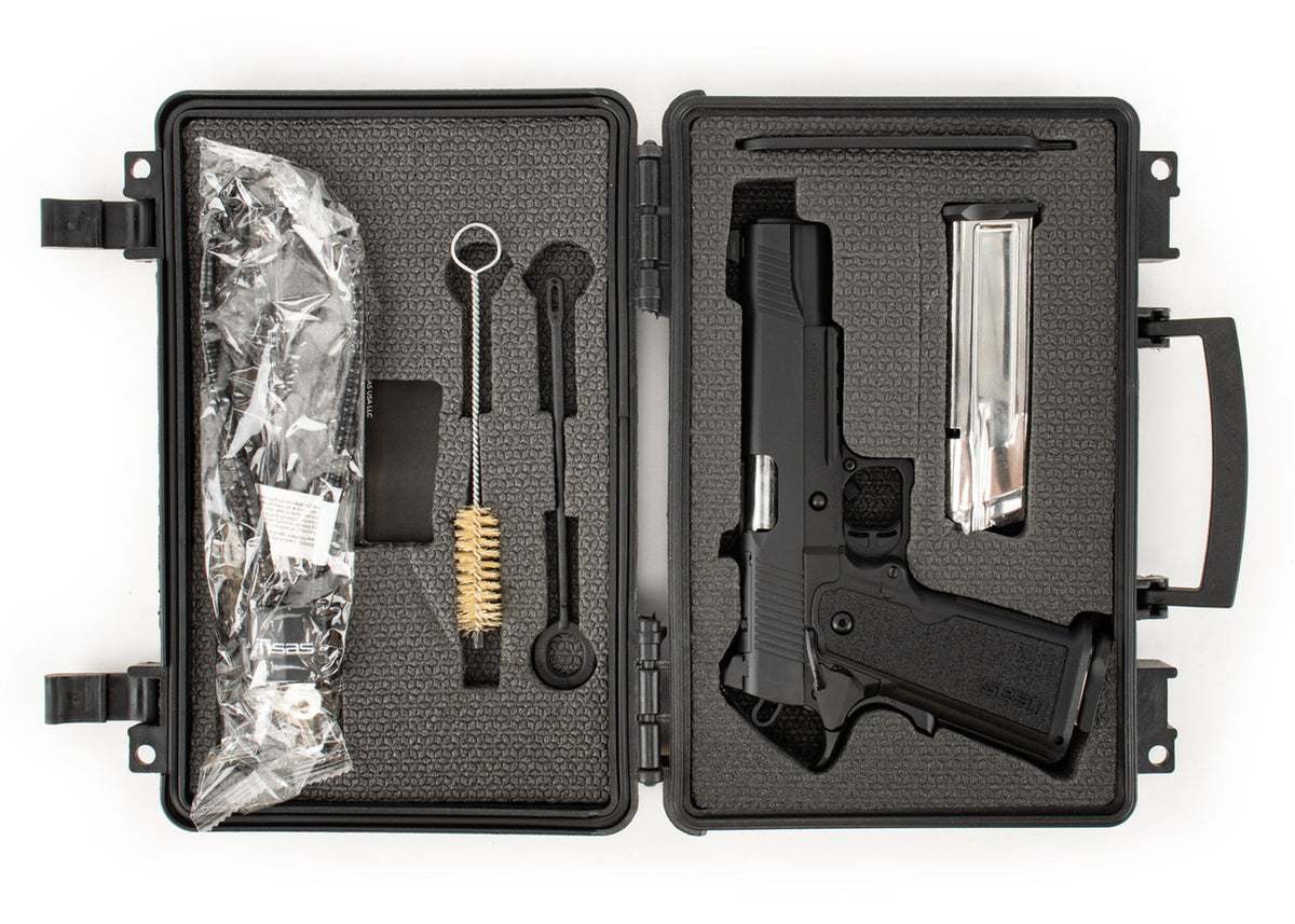 Tisas 1911 Duty Double Stack 9mm Luger 17+1 5" Barrel Black Cerakote Optics Ready Polymer Grip