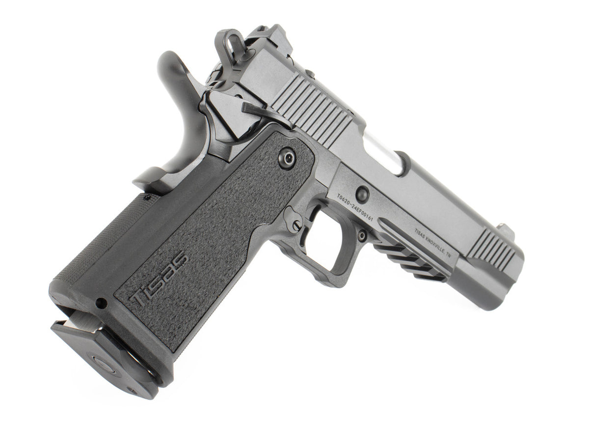 Tisas 1911 Duty Double Stack 9mm Luger 17+1 5" Barrel Black Cerakote Optics Ready Polymer Grip