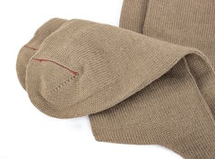 Italian Cotton Boot Socks Like New - Coyote