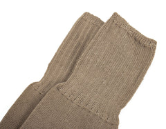 Italian Cotton Boot Socks Like New - Coyote