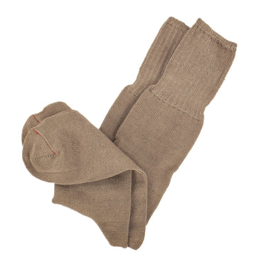 Italian Cotton Boot Socks Like New - Coyote